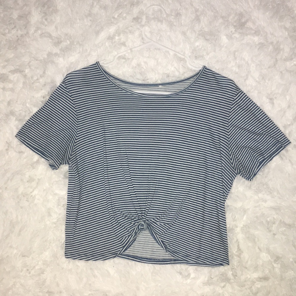 Striped crop top